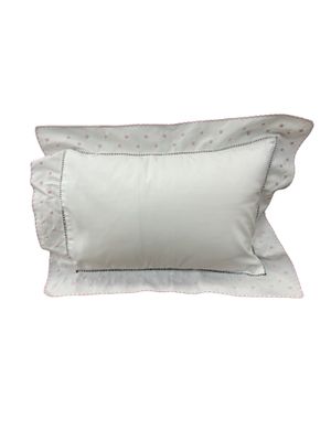 Picot Polka Dot Baby Pillow With Insert 12X16