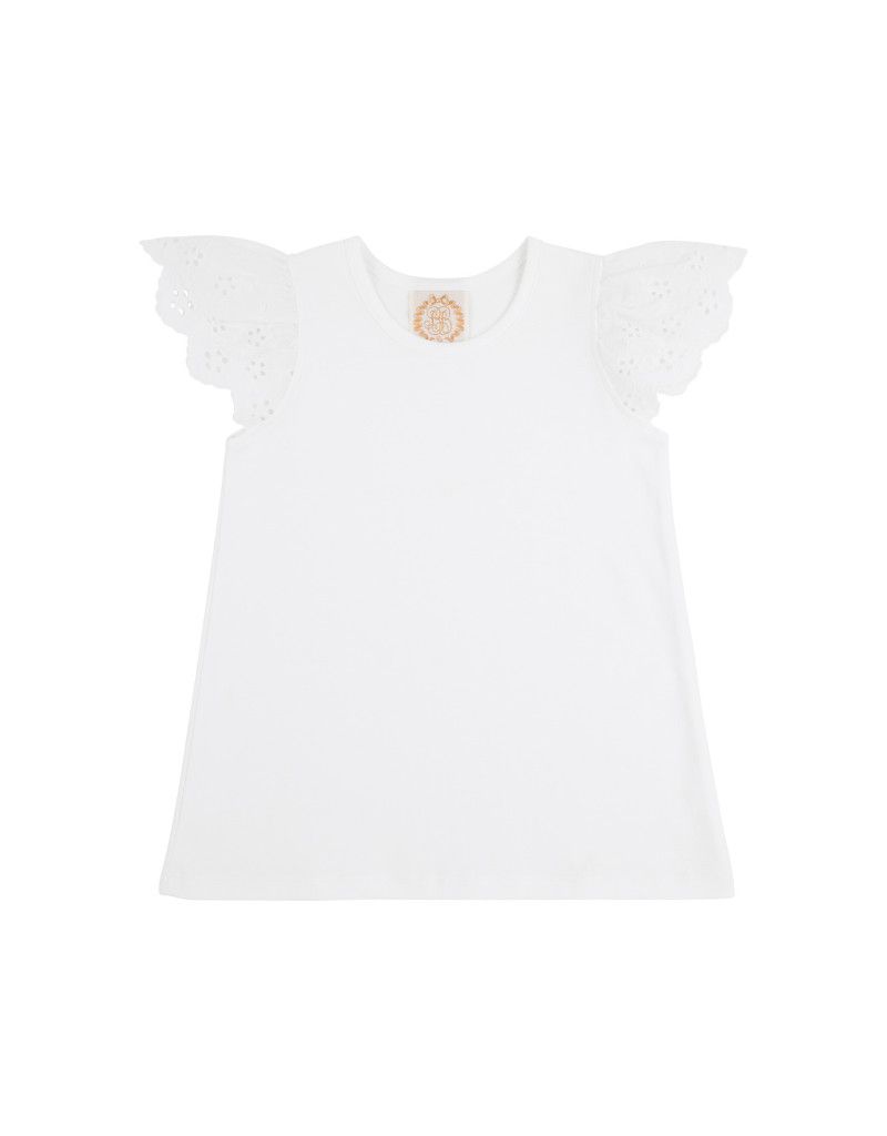 Ellen's Eyelet Top, Worth Ave White