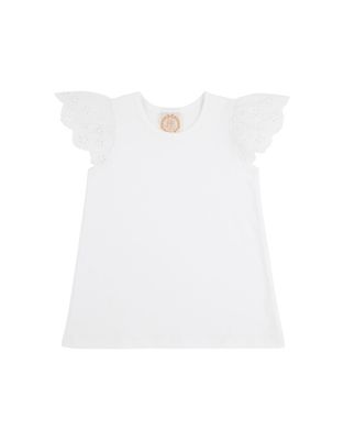 Ellen's Eyelet Top, Worth Ave White