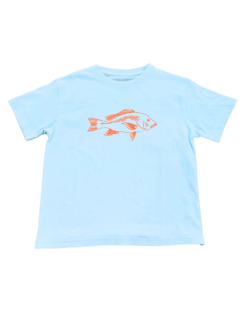 Light Blue Snapper Short Sleeve Shirt