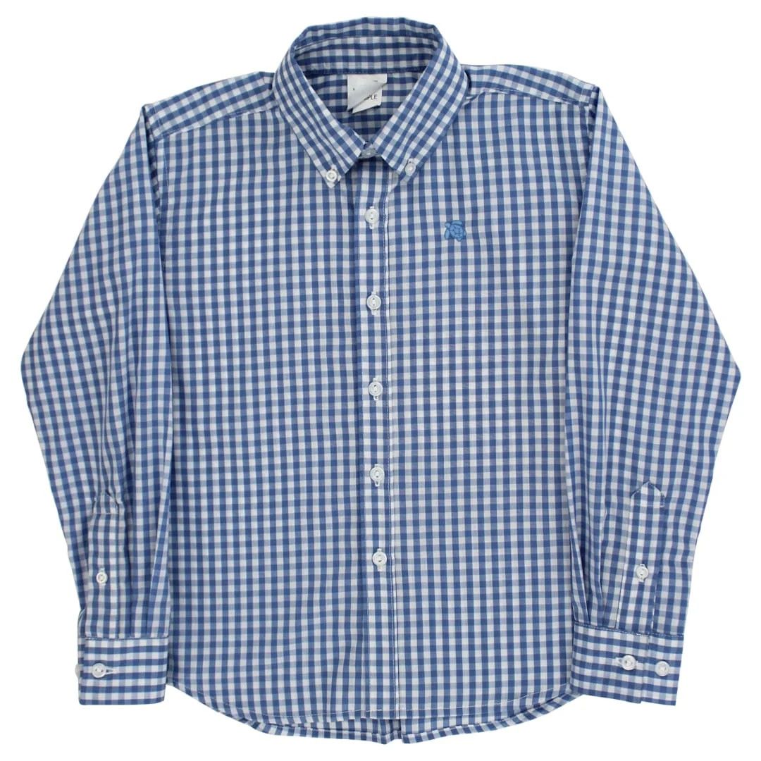 Roscoe Button Down - Blue Check
