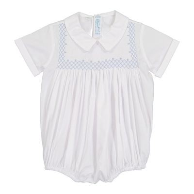 Vintage Smocked Bodice Creeper