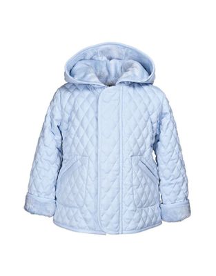 Hooded Barn Jacket - Light Blue