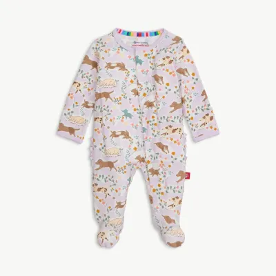 Best Fur End Modal Ruffle Footie