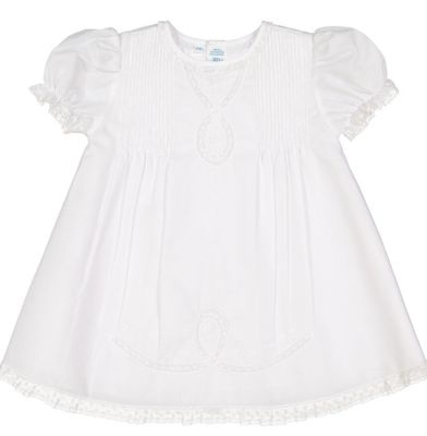 Lace Ribbon Slip Dress, White