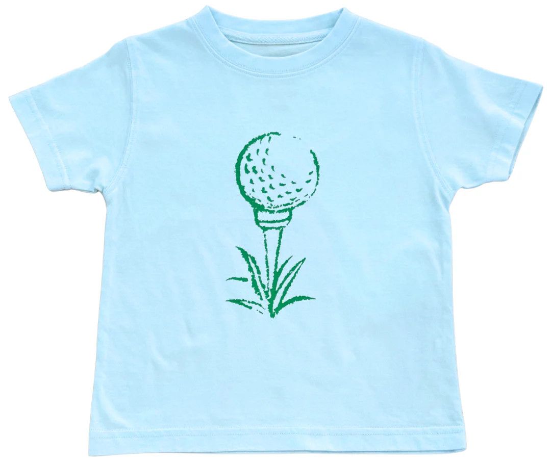 Light Blue SS Golf Club Tee
