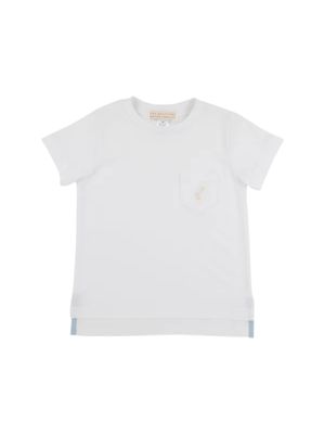 Carter Crewneck, Worth Avenue White