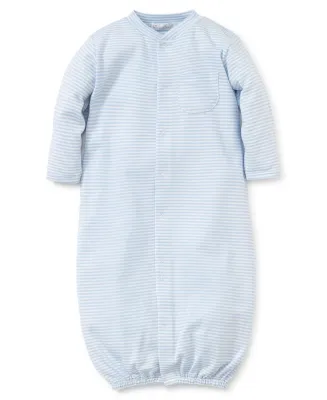 Light Blue Stripes Converter Gown