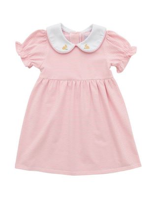 Pink &amp; White Stripe Bunny Dress