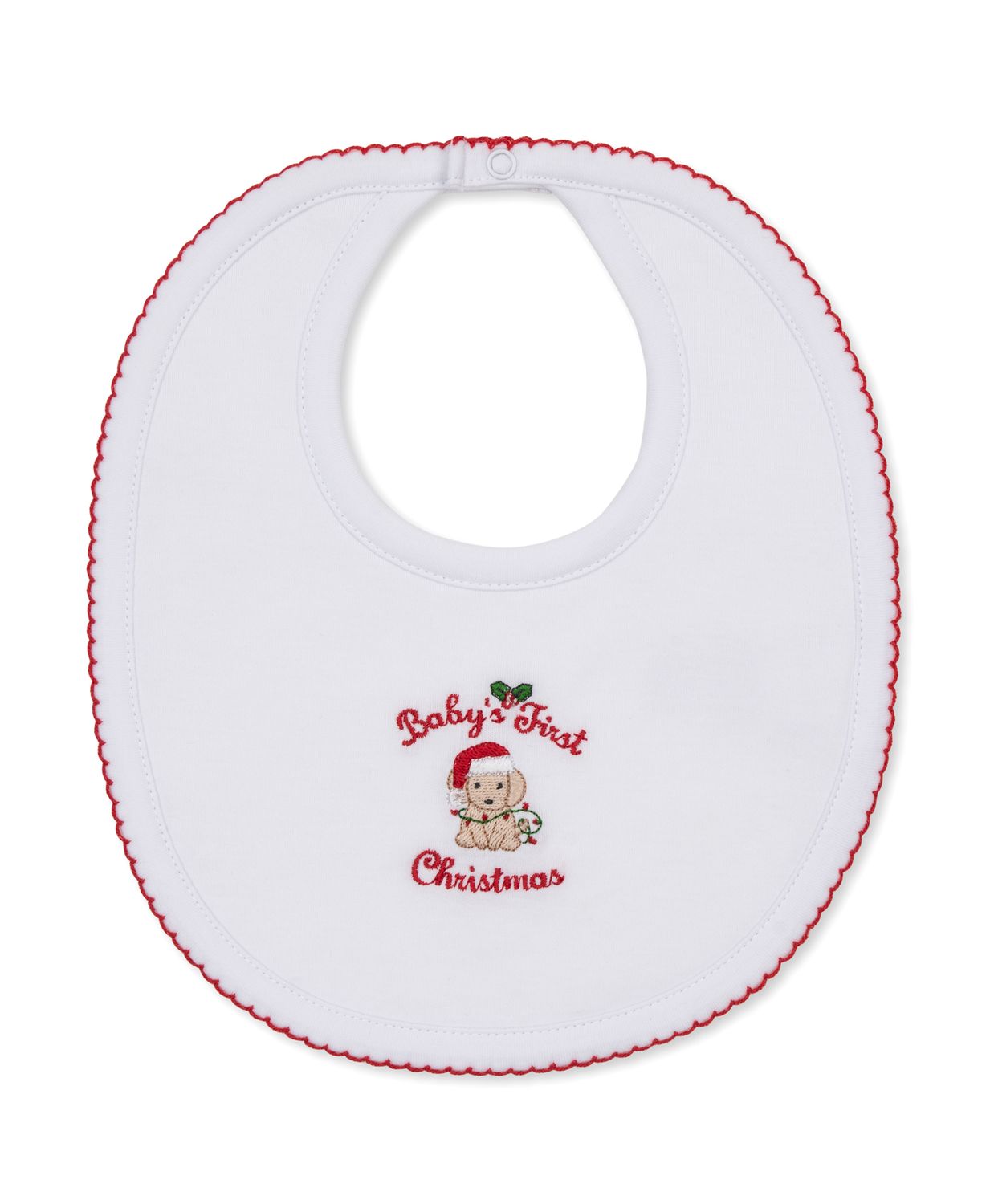 Baby's First Christmas Bib