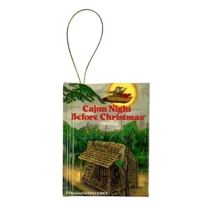 "Cajun Night Before Christmas" Book Ornament