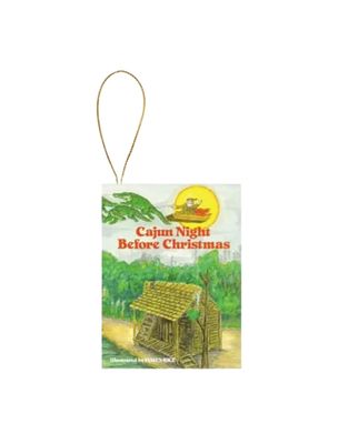 "Cajun Night Before Christmas" Book Ornament