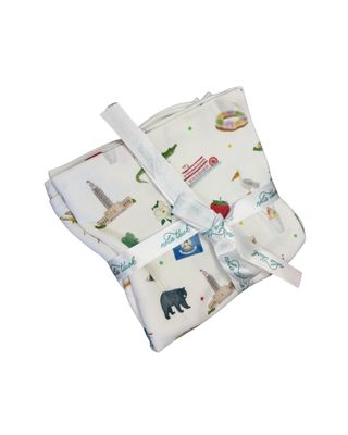 Louisiana Kids Organic Cotton Swaddle Blanket