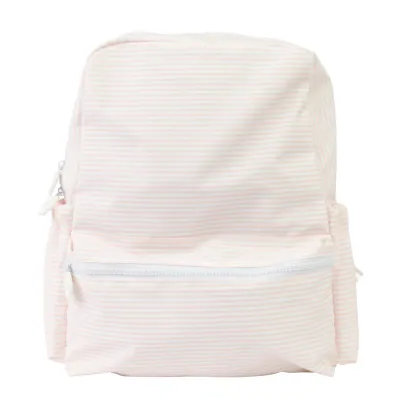 The Backpack Small, Pink Stripe