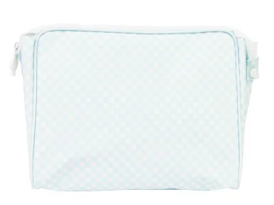 The Go Bag Small, Blue Gingham