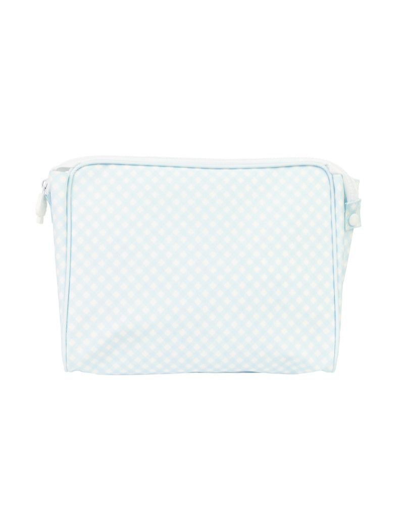 The Go Bag Small, Blue Gingham