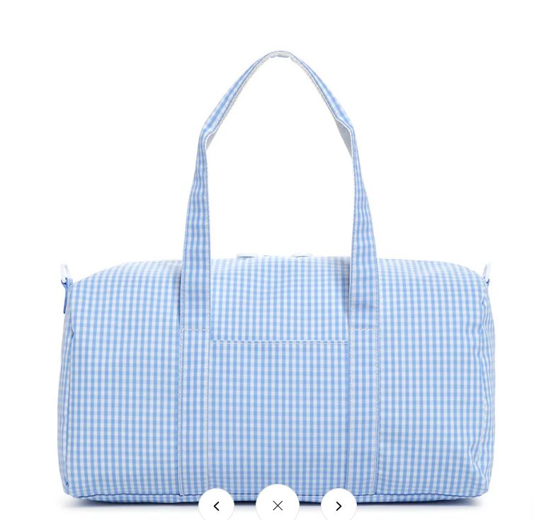 Weekender Duffel - Gingham Mist