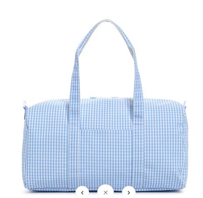 Weekender Duffel - Gingham Mist
