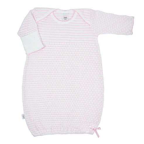 Paty Gown Pink Pinstripe