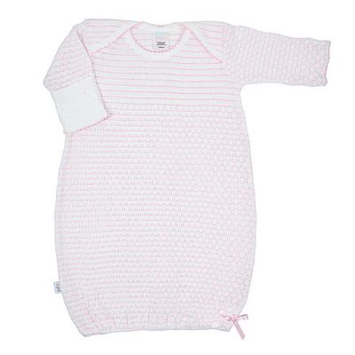 Paty Gown Pink Pinstripe