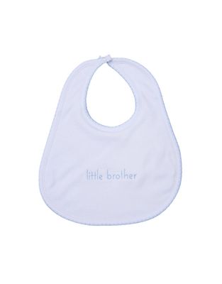 Little Brother Embroidered Bib