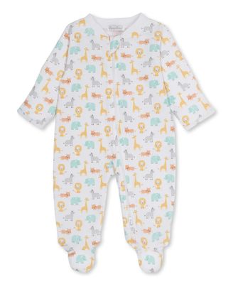 Baby Jungle Printed Zip Footie