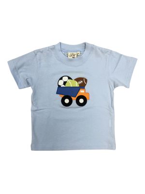 Blue Dump Truck w/ Sport Balls T-Shirt