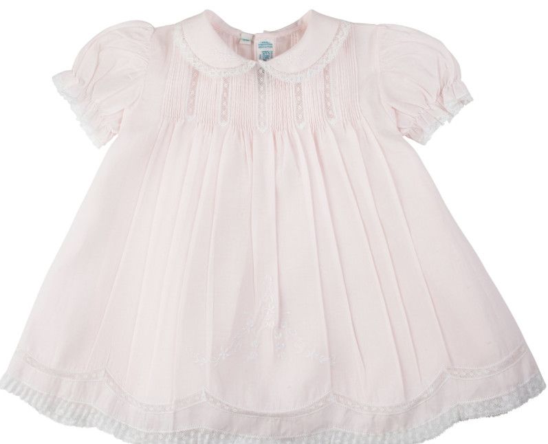 Pink Collared Lace Slip Dress
