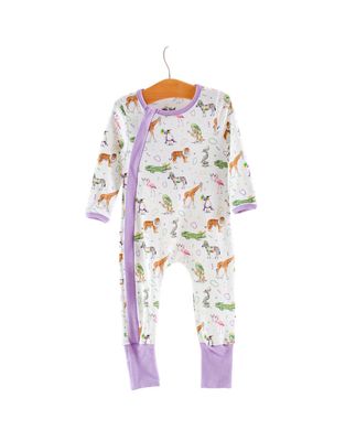 Zoo Krewe Organic Cotton Zip-Up Pajamas