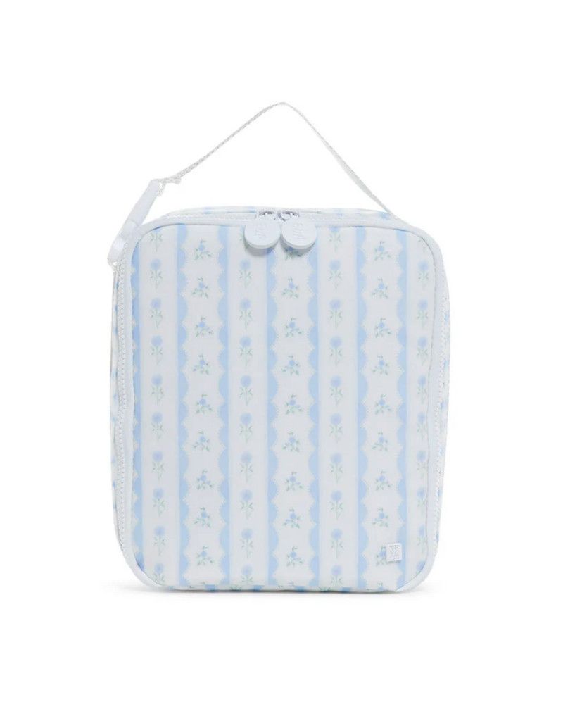 Lunch Box Insulated, Ribbon Floral Blue