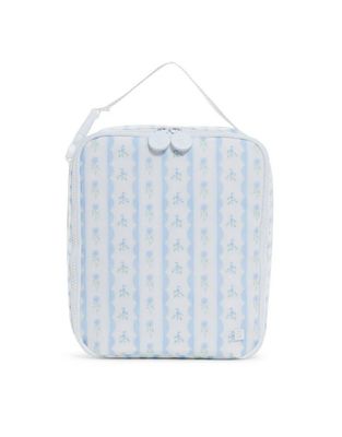 Lunch Box Insulated, Ribbon Floral Blue