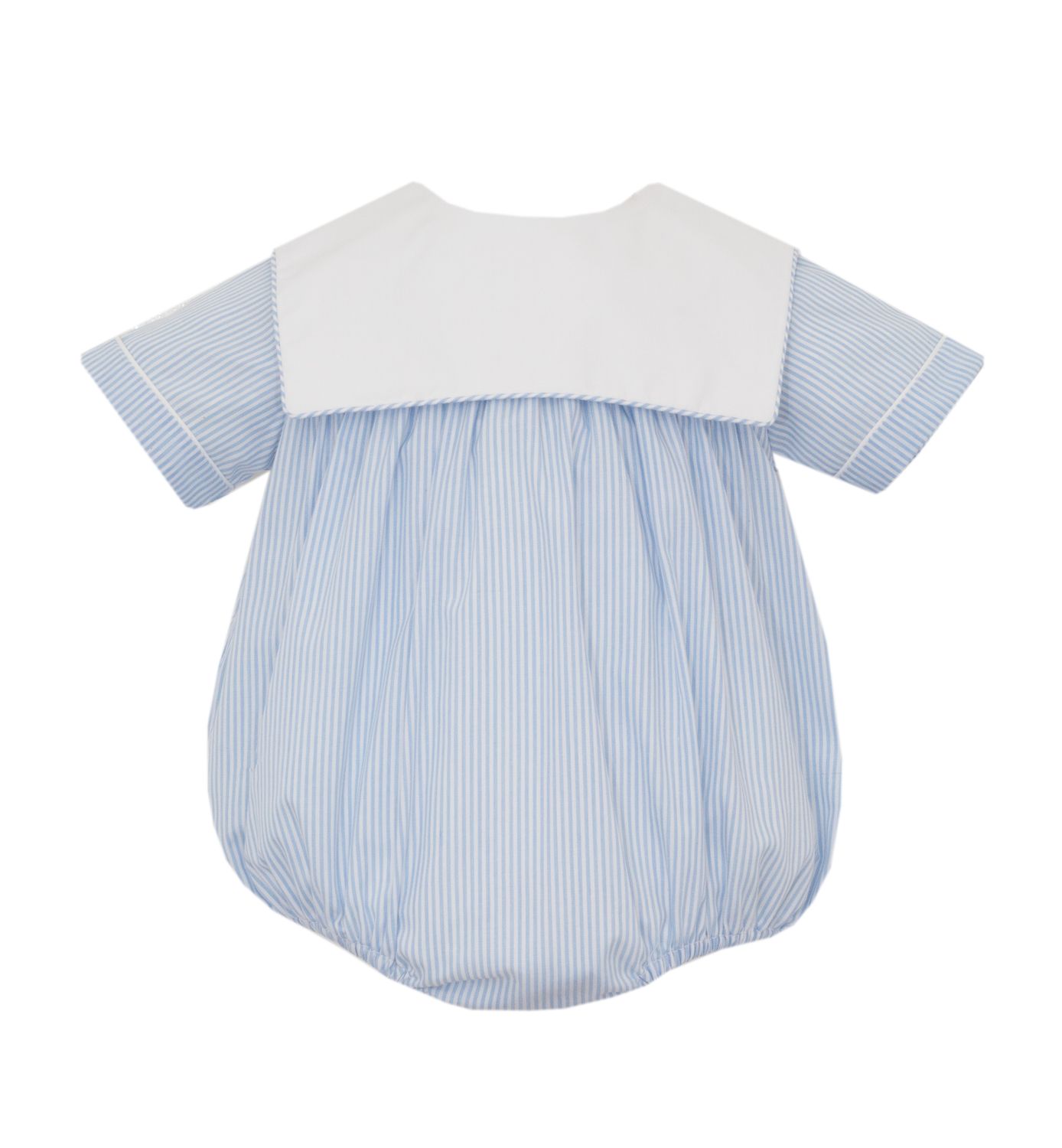 Light Blue Stripe Bubble w/ Square Collar