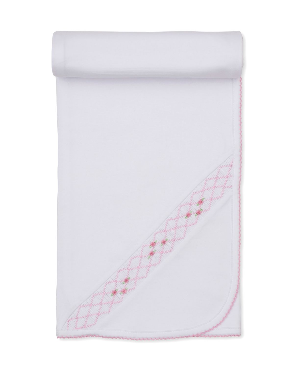 Light Pink Summer 26 Hand Smocked Blanket