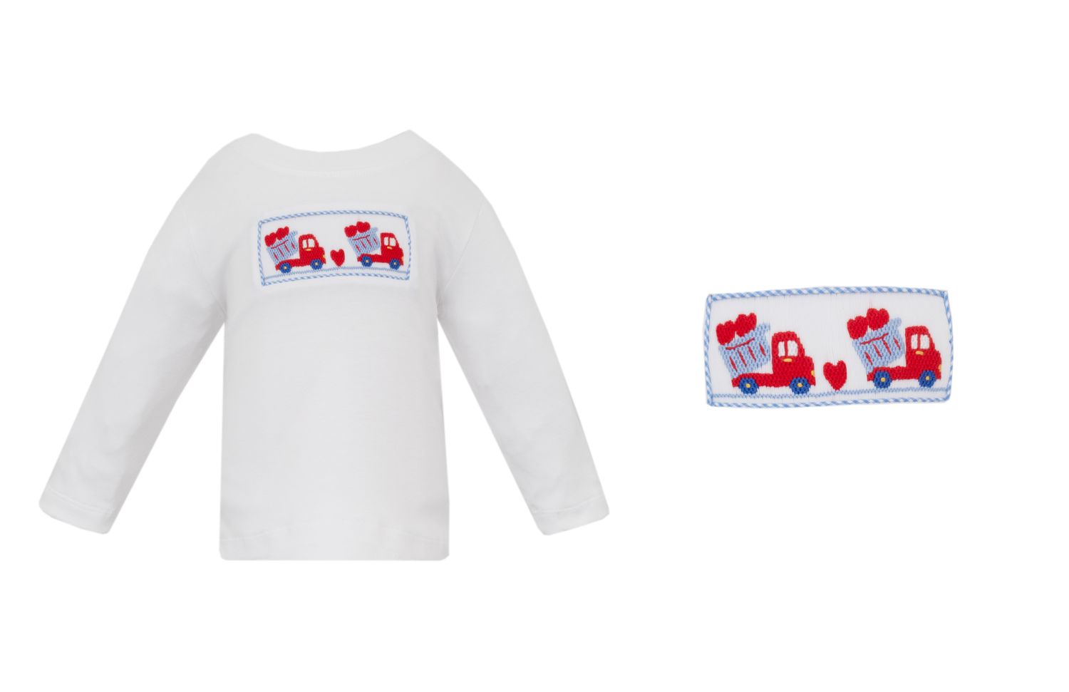 Valentine's Day Boy's White Knit T-Shirt
