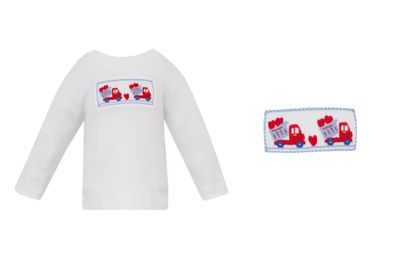 Valentine's Day Boy's White Knit T-Shirt