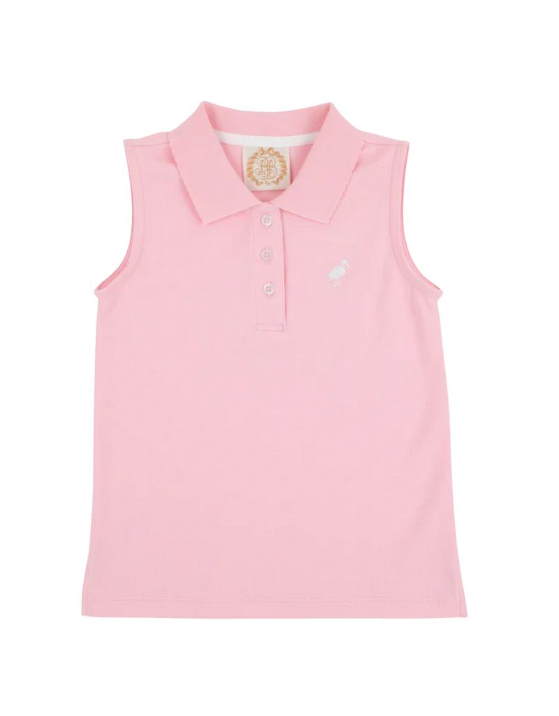 Sleeveless Anna Price Polo, Pier Party Pink