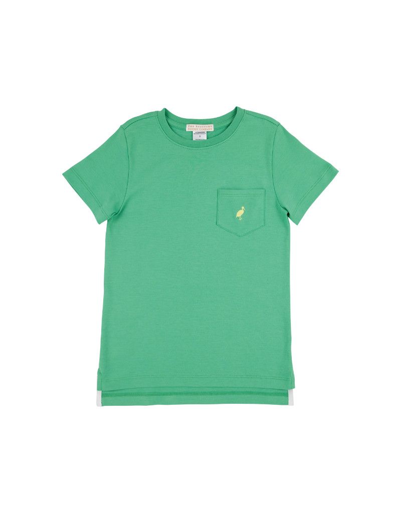 Carter Crewneck SS, Gibson Island Green