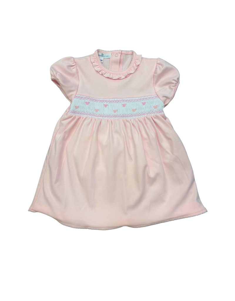 Valentine's Classic Smocked SS Dress