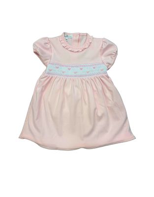 Valentine's Classic Smocked SS Dress