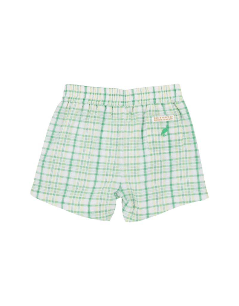 Sheffield Shorts, Gibson Island Green  Seersucker