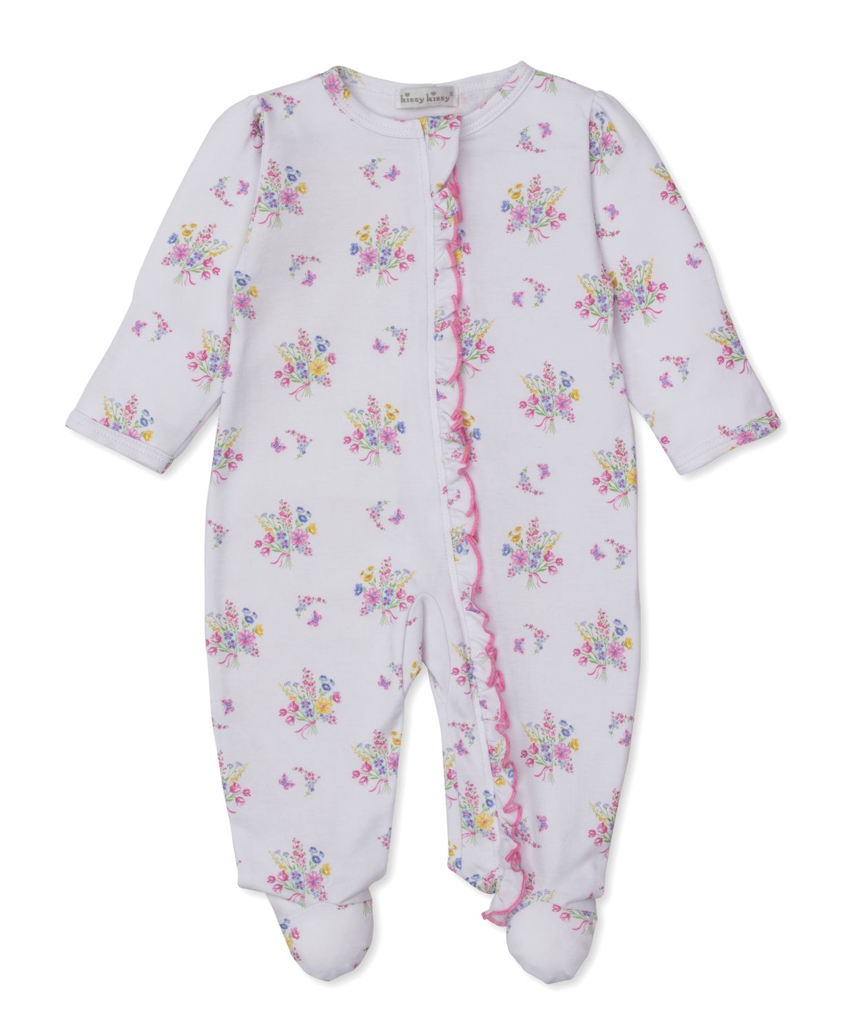 Pastel Gardens PRT Zipper Footie
