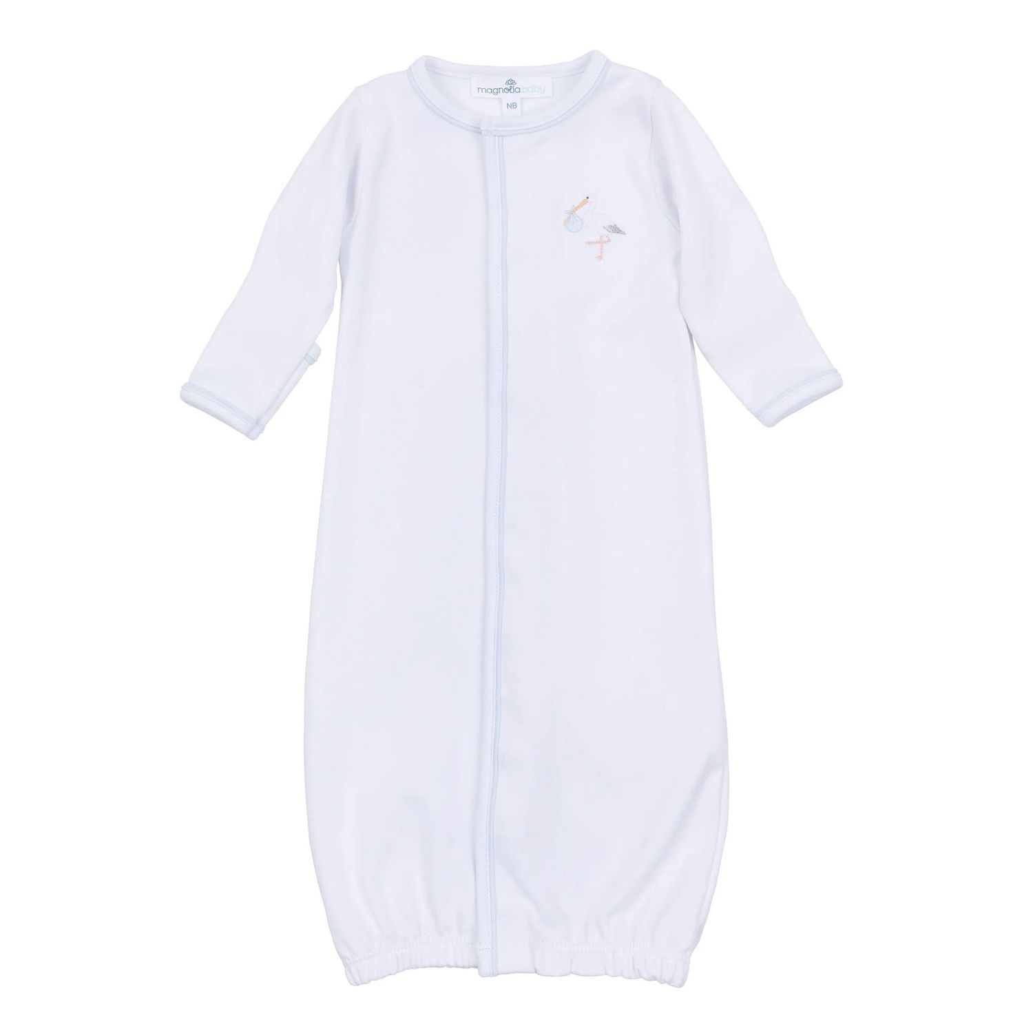 Vintage Stork Conv Gown, Blue