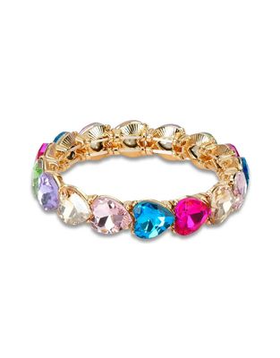 Rainbow Heart Bracelet