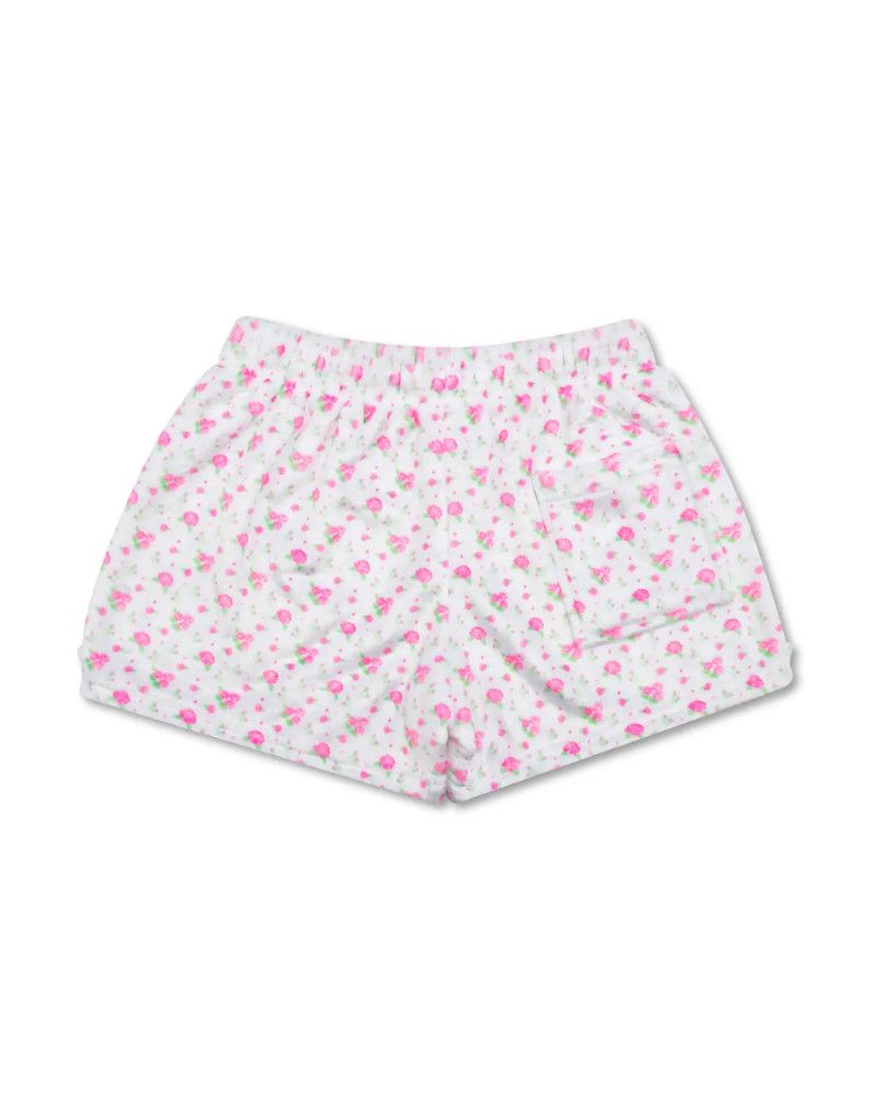 Pretty in White Plush Shorts