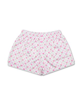 Pretty in White Plush Shorts