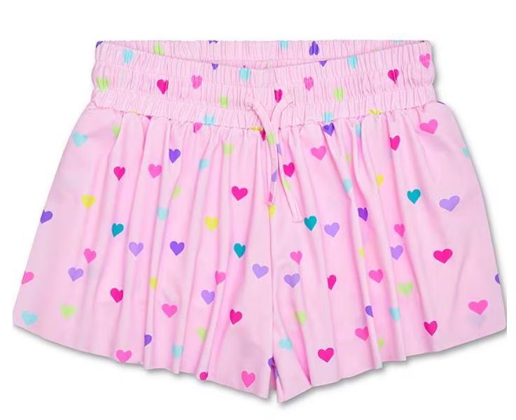 Heart Confetti Butterfly Shorts