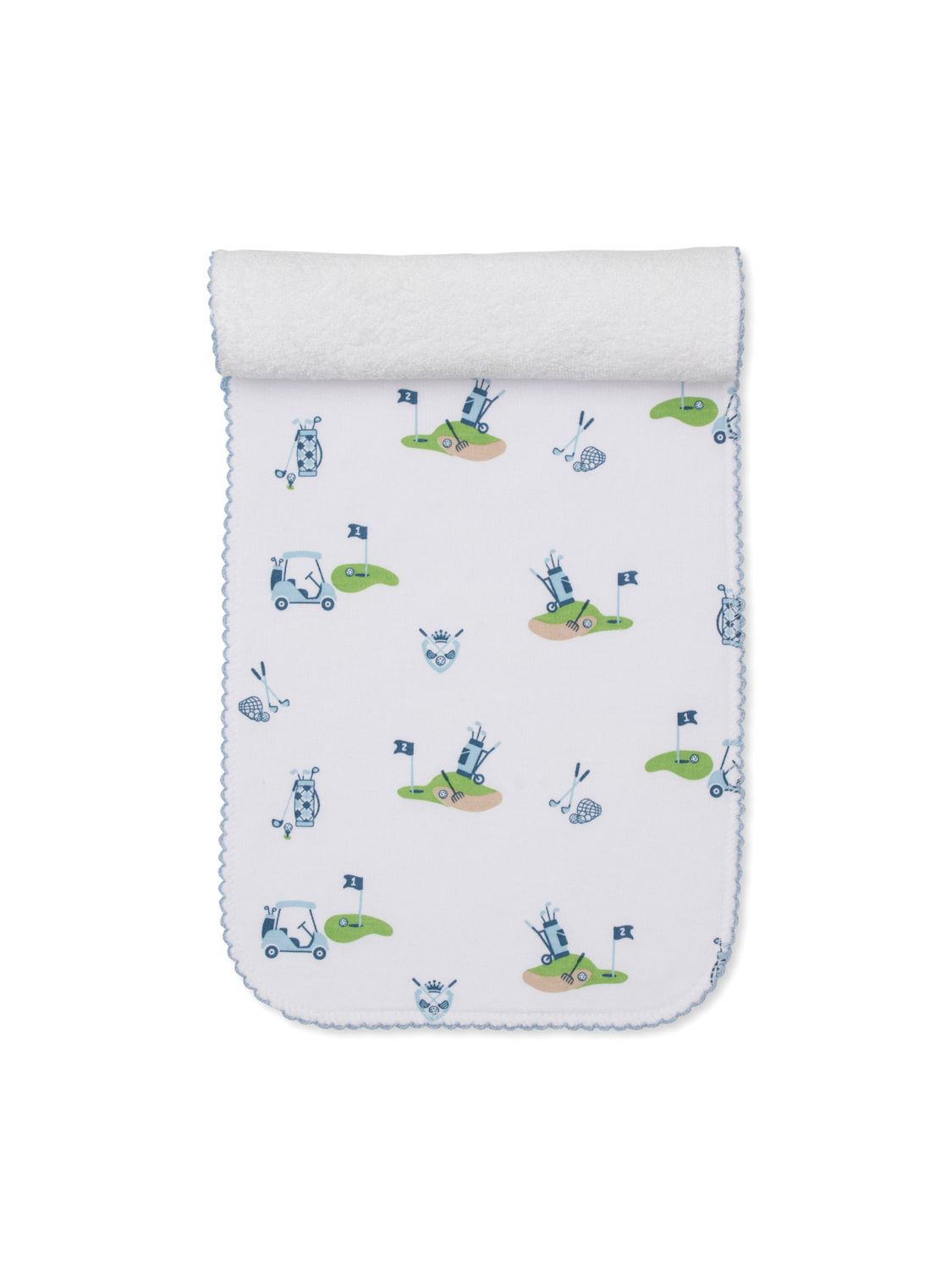 Golf Championship Burp Cloth Blue
