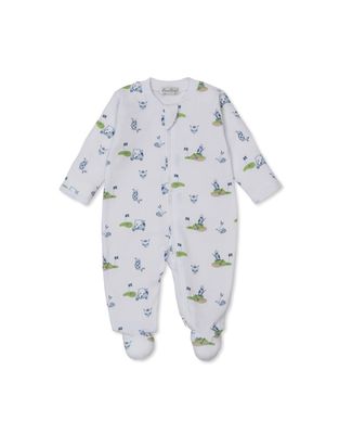 Golf Championship Zipper Footie Blue