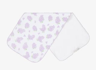 Burp Cloth, Lilac Love