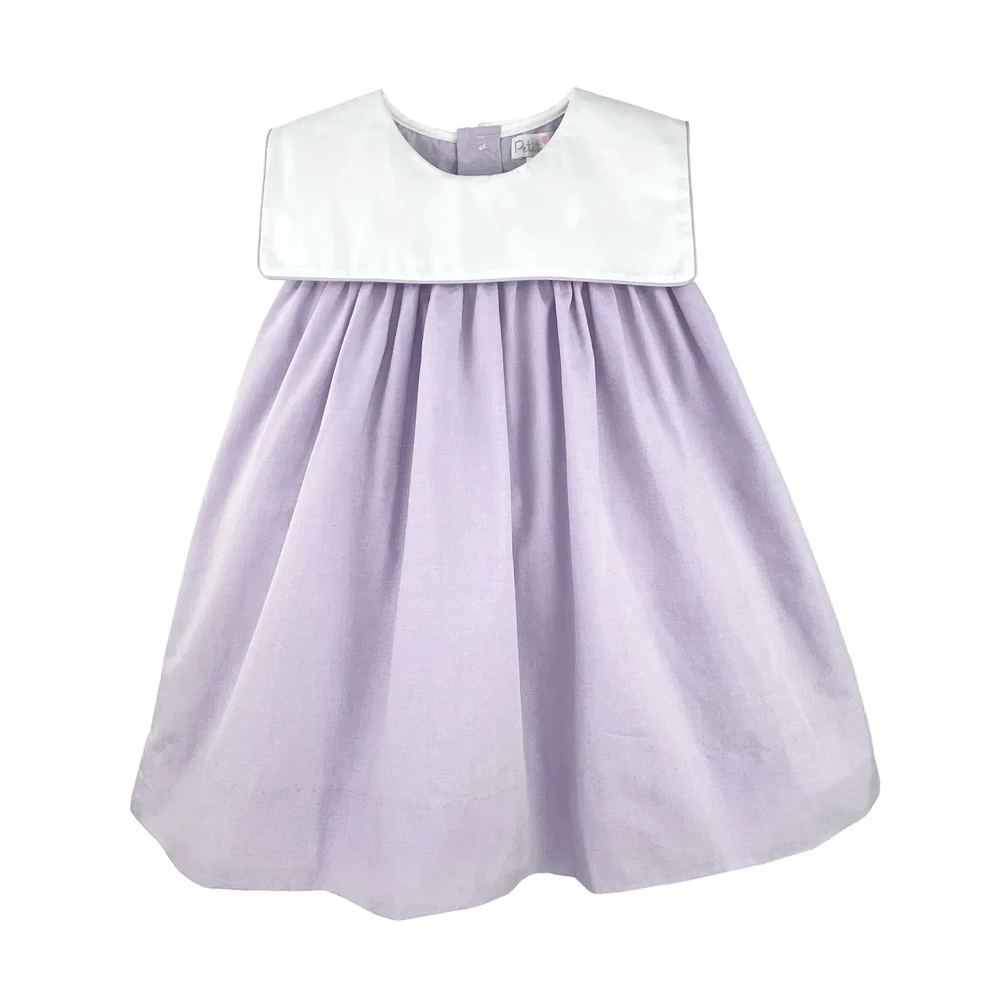 Purple Sleeveless Square Collar Dress